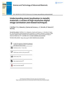 Understanding strain localization in metallic materials  a review of high-resolution digital image correlation and related techniques.pdf