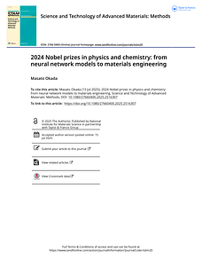 2024 Nobel prizes in physics and chemistry  from neural network models to materials engineering.pdf