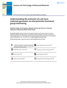 Understanding the evolution of a de novo molecule generator via characteristic functional group monitoring.pdf