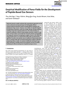 Advanced Sensor Research - 2024 - Ngo - Empirical Modification of Force Fields for the Development of Peptide‐Based Gas.pdf