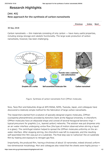 [Vol. 43]New approach for the synthesis of carbon nanosheets_WPI-MANA.pdf