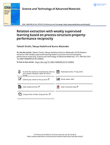 Relation extraction with weakly supervised learning based on process structure property performance reciprocity.pdf