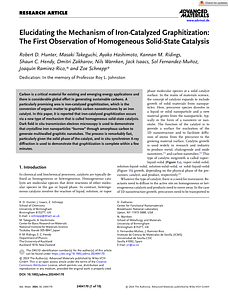 Advanced Materials - 2024 - Hunter - Elucidating the Mechanism of Iron‐Catalyzed Graphitization  The First Observation of (1).pdf