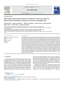 High-fidelity phase-field simulation of solid-state sintering enabled by Bayesian data assimilation using in situ electron tomography data.pdf
