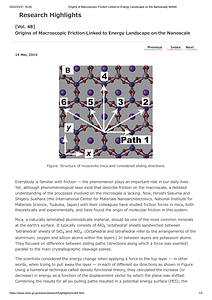 [Vol. 48]Origins of Macroscopic Friction Linked to Energy Landscape on the Nanoscale_ WPI-MANA.pdf