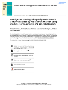 A design methodology of crystal growth furnace and process aided by two-step optimization using machine learning models and genetic algorithm (1).pdf