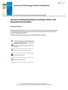 Advances in bioinspired polymer hydrogel systems with biomedical functionalities.pdf