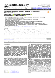 76_Sodeyama&Kaneko_Electrochemistry 2024_Ether decomposition on MgM2O4 spinel surface.pdf