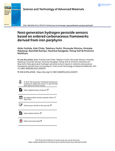 Next-generation hydrogen peroxide sensors based on ordered carbonaceous frameworks derived from iron porphyrin.pdf