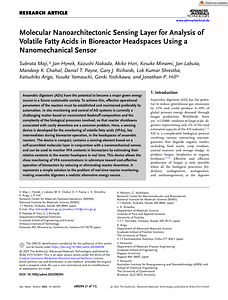 Adv Materials Technologies - 2025 - Maji - Molecular Nanoarchitectonic Sensing Layer for Analysis of Volatile Fatty Acids.pdf
