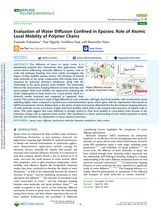 Nakamura et al. - 2025 - Evaluation of Water Diffusion Confined in Epoxies Role of Atomic Local Mobility of Polymer Chains.pdf