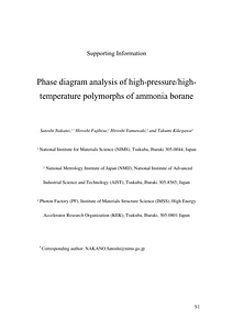 Phase diagram analysis of high-pressure-high-temperature polymorphs of ammonia borane_SI.pdf
