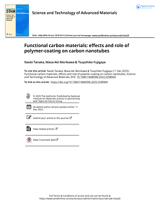 Functional carbon materials  effects and role of polymer-coating on carbon nanotubes.pdf