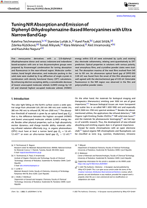 Chemistry A European J - 2025 - Teichmanová - Tuning NIR Absorption and Emission of Diphenyl‐Dihydrophenazine‐Based.pdf