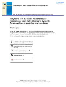 Polymeric soft materials with molecular recognition  from static binding to dynamic functions in gels  particles  and interfaces.pdf