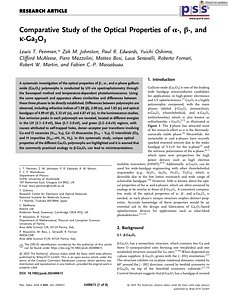Physica Status Solidi b - 2025 - Penman - Comparative Study of the Optical Properties of ‐ ‐ and ‐Ga2O3.pdf
