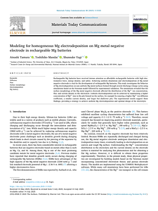 86_Yagi_Mater Today Commun 2025_Simulation of Mg plating.pdf