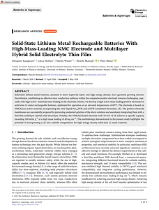 Batteries   Supercaps - 2026 - Saengkaew - Solid‐State Lithium Metal Rechargeable Batteries With High‐Mass‐Loading NMC.pdf