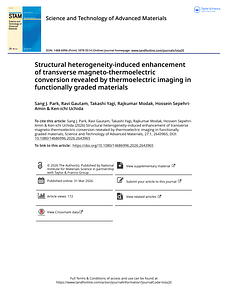 Structural heterogeneity-induced enhancement of transverse magneto-thermoelectric conversion revealed by thermoelectric imaging in functionally graded.pdf