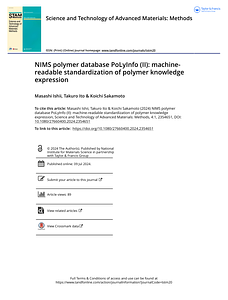 NIMS polymer database PoLyInfo  II   machine-readable standardization of polymer knowledge expression.pdf