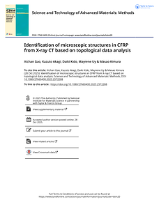 Identification of microscopic structures in CFRP from X-ray CT based on topological data analysis.pdf