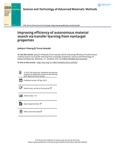 Improving efficiency of autonomous material search via transfer learning from nontarget properties (2).pdf