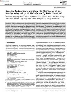 ChemSusChem - 2025 - Jin - Superior Performance and Catalytic Mechanism of an Icosahedral Quasicrystal Al‐Cu‐Fe in CO2 (2).pdf