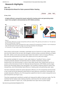 [Vol. 27]A Nanoparticle Boost for Solar-powered Water Heating _ WPI-MANA.pdf