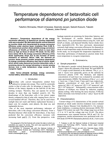 Temperature dependence of betavoltaic cell performance of diamond pn junction diode_draft.pdf