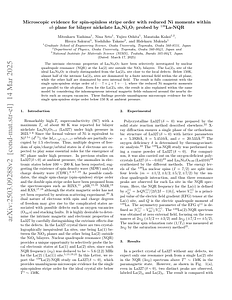 Microscopic Evidence for Spin–Spinless Stripe Order with Reduced Ni Moments within ab Plane for Bilayer Nickelate La3Ni2O7 Probed by 139La-NQR.pdf