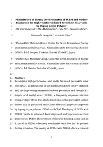 Minimization of Energy Level Mismatch by Emrul.docx