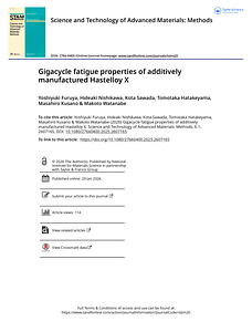 Gigacycle fatigue properties of additively manufactured Hastelloy X.pdf