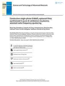 Roy-Chowdhury et al. - 2024 - Conductive single-phase SrMoO3 epitaxial films syn.pdf