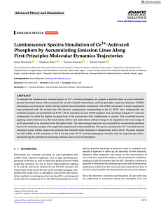 Matsuishi et al. - 2026 - Luminescence Spectra Simulation of Ce3+-Activated Phosphors by Accumulating Emission Lines Along Fir.pdf