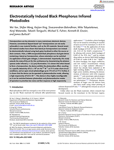 Adv Funct Materials - 2024 - Yan - Electrostatically Induced Black Phosphorus Infrared Photodiodes.pdf