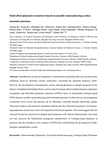 2025A01055G_Field-Effect Plasmonic Transistors Based on Metallic-Semiconducting Carbon Nanotube Junctions.pdf