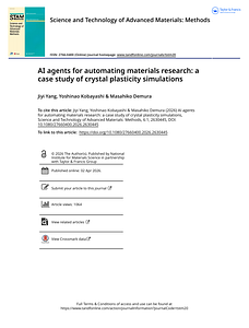 AI agents for automating materials research  a case study of crystal plasticity simulations.pdf
