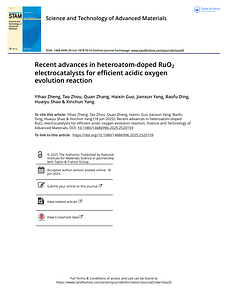 Recent advances in heteroatom-doped RuO2 electrocatalysts for efficient acidic oxygen evolution reaction.pdf