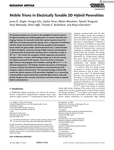 Advanced Materials - 2023 - Ziegler - Mobile Trions in Electrically Tunable 2D Hybrid Perovskites.pdf