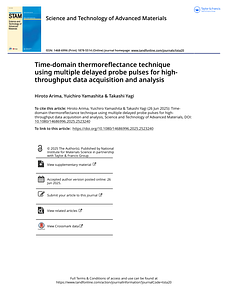 Time-domain thermoreflectance technique using multiple delayed probe pulses for high-throughput data acquisition and analysis.pdf