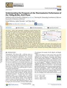 Chemistry of Materials---Understanding the Prospects of the Thermoelectric Performance of the YbMg2(Bi,Sb)2 Zintl Phase.pdf