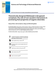 Theoretically designed M diaza 2.2.2 cryptand complexes the role of non-covalent interactions in promoting NLO properties of organic electrides.pdf