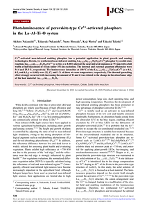 2026.3_Photoluminescence of perovskite-type Cr3+-activated phosphors in the La–Al–Ti–O system.pdf