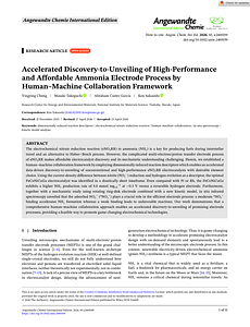 Angew Chem Int Ed - 2026 - Cheng - Accelerated Discovery‐to‐Unveiling of High‐Performance and Affordable Ammonia Electrode.pdf