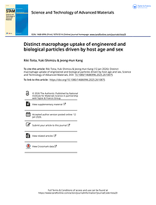 Distinct macrophage uptake of engineered and biological particles driven by host age and sex.pdf