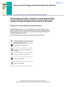 Thermodynamically consistent multi-phase-field model incorporating passive external domains.pdf