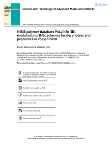 NIMS polymer database PoLyInfo  III   modularizing ShEx schemas for descriptors and properties in PoLyInfoRDF.pdf