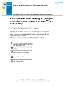 Enhanced cancer immunotherapy via synergistic action of NO-Donor nanoparticles  NanoARG  and PD-1 antibody.pdf