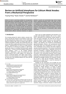 ChemElectroChem - 2024 - Peng - Review on Artificial Interphases for Lithium Metal Anodes  From a Mechanical Perspective.pdf