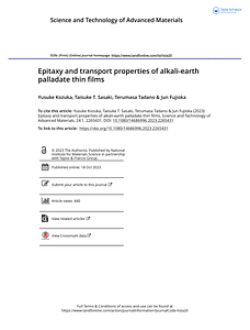 Epitaxy and transport properties of alkali-earth palladate thin films.pdf